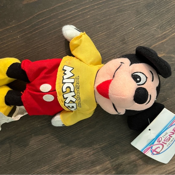 Disney Store Vintage Spirit of Mickey Mouse & Minnie 8"‎ Plush 2 Bean Bag Beanie - Picture 6 of 8